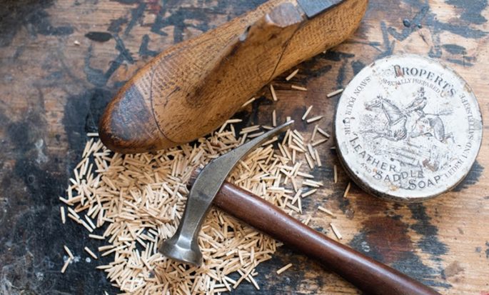 Werkzeug für handgefertigte Maßschuhe in München